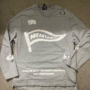 Billionaire Boys Club L/S Flag Logo Hockey Tee NWOT